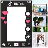Большая фоторамка для фотозоны фотосессии TikTok