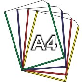 Карманы для стендов А4 вертикальные