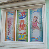 Печать на светопропускающей пленке
